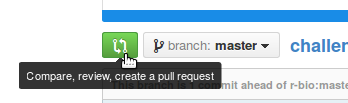 The 'Compare' icon in GitHub