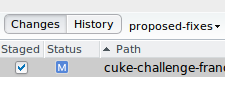 Staged changes in RStudio